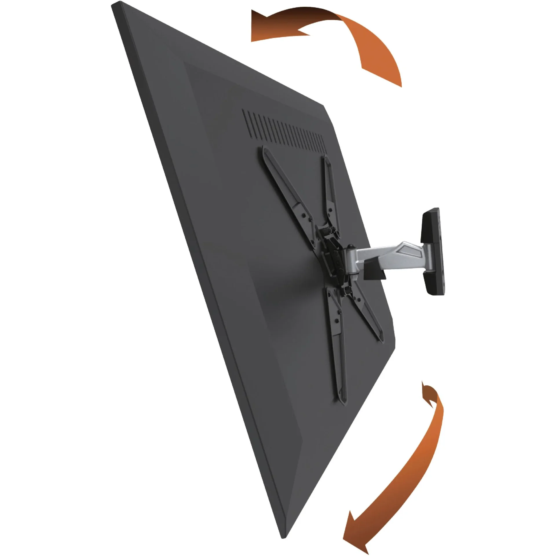 TV-Wandhalterung vollbeweglich 26 - 42 " 30 kg Silber/Schwarz - 0