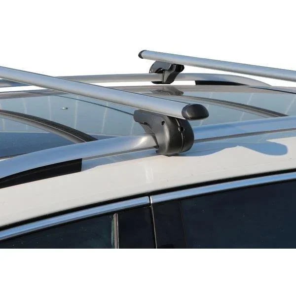 BeQu Universal Aluminium Dachträger Set für Fahrzeuge mit offenem Geländer - 0