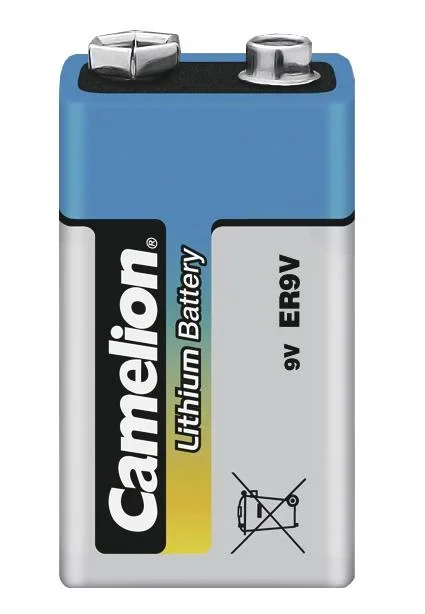 Lithium 9 Volt Block Batterie - 1 Stück - 1