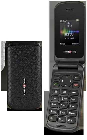 Klapphandy SC 330 schwarz mit Dual Sim, Farbdisplay, Bluetooth, Freisprechfunktion - 3