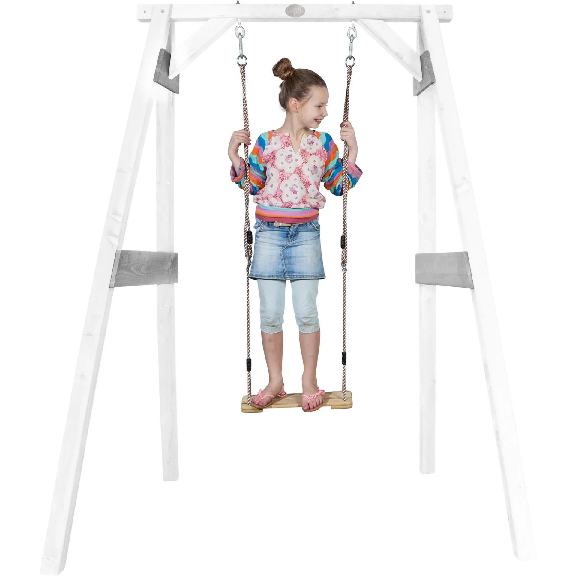 Einzelschaukel Weiß/Grau - Limited Edition - 6