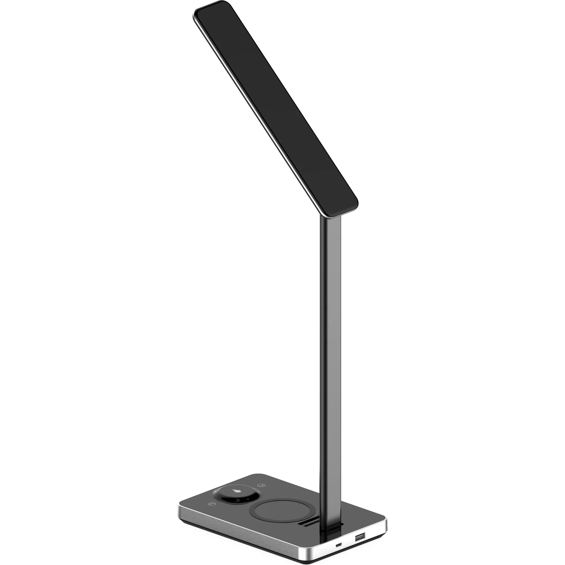 VT-7505 Tischleuchte / Schreibtischleuchte mit drahtlosem QI-Ladegerät - schwarz - 1