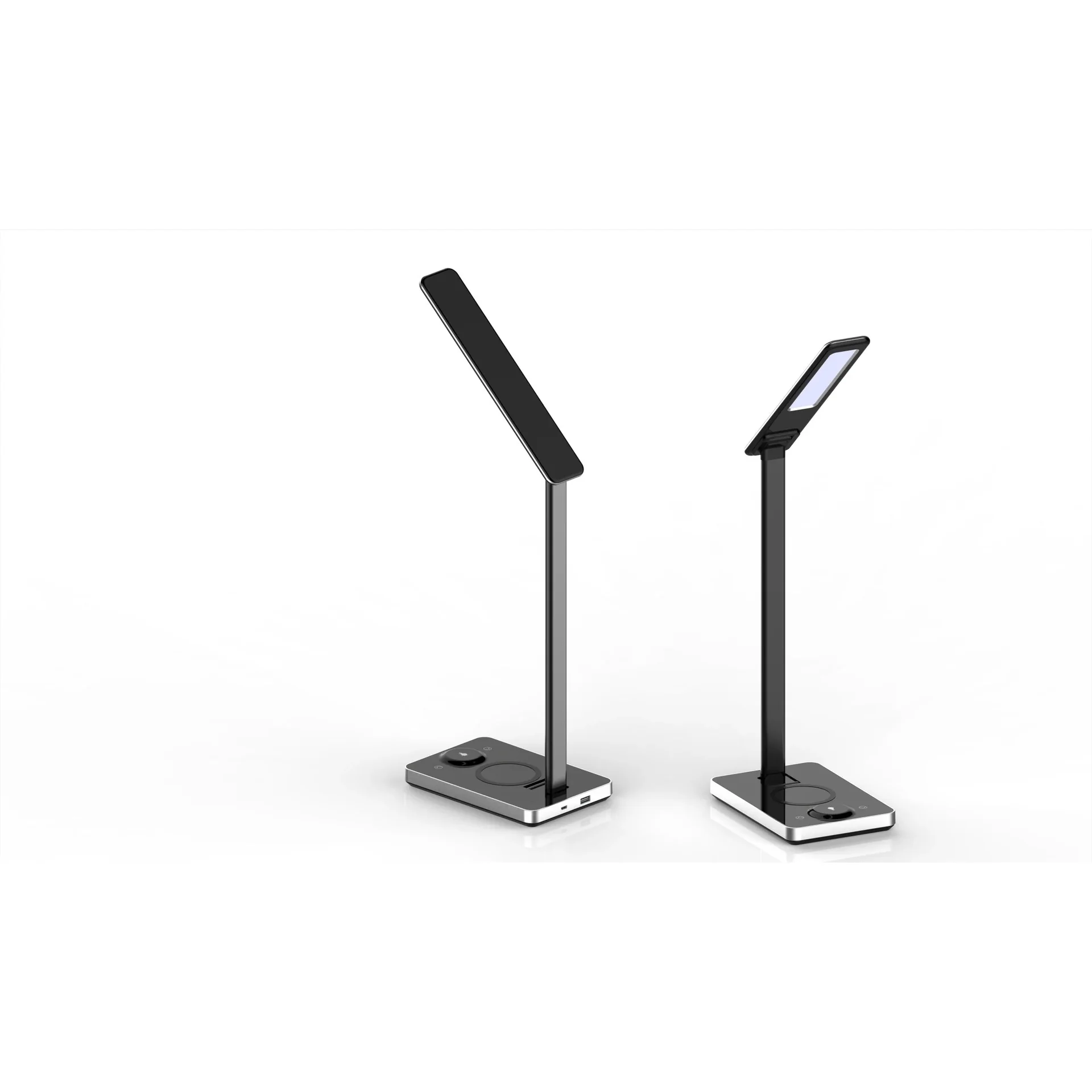 VT-7505 Tischleuchte / Schreibtischleuchte mit drahtlosem QI-Ladegerät - schwarz - 4