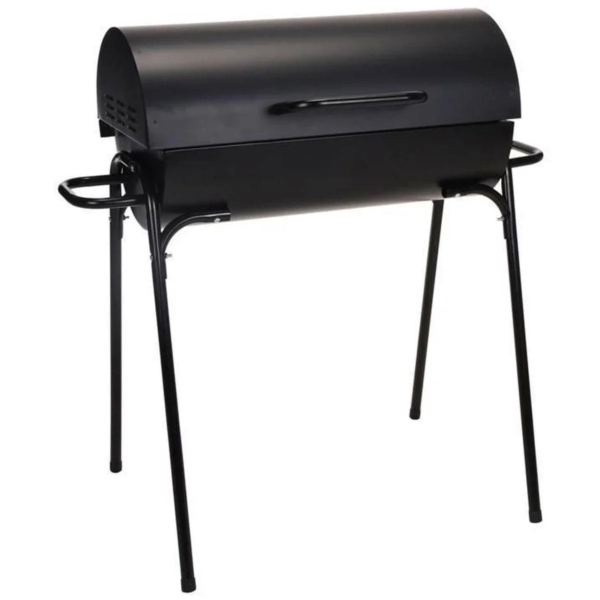 BBQ Holzkohlegrill - Grillfläche 60 x 30 cm - Rostfreier Stahl - 2