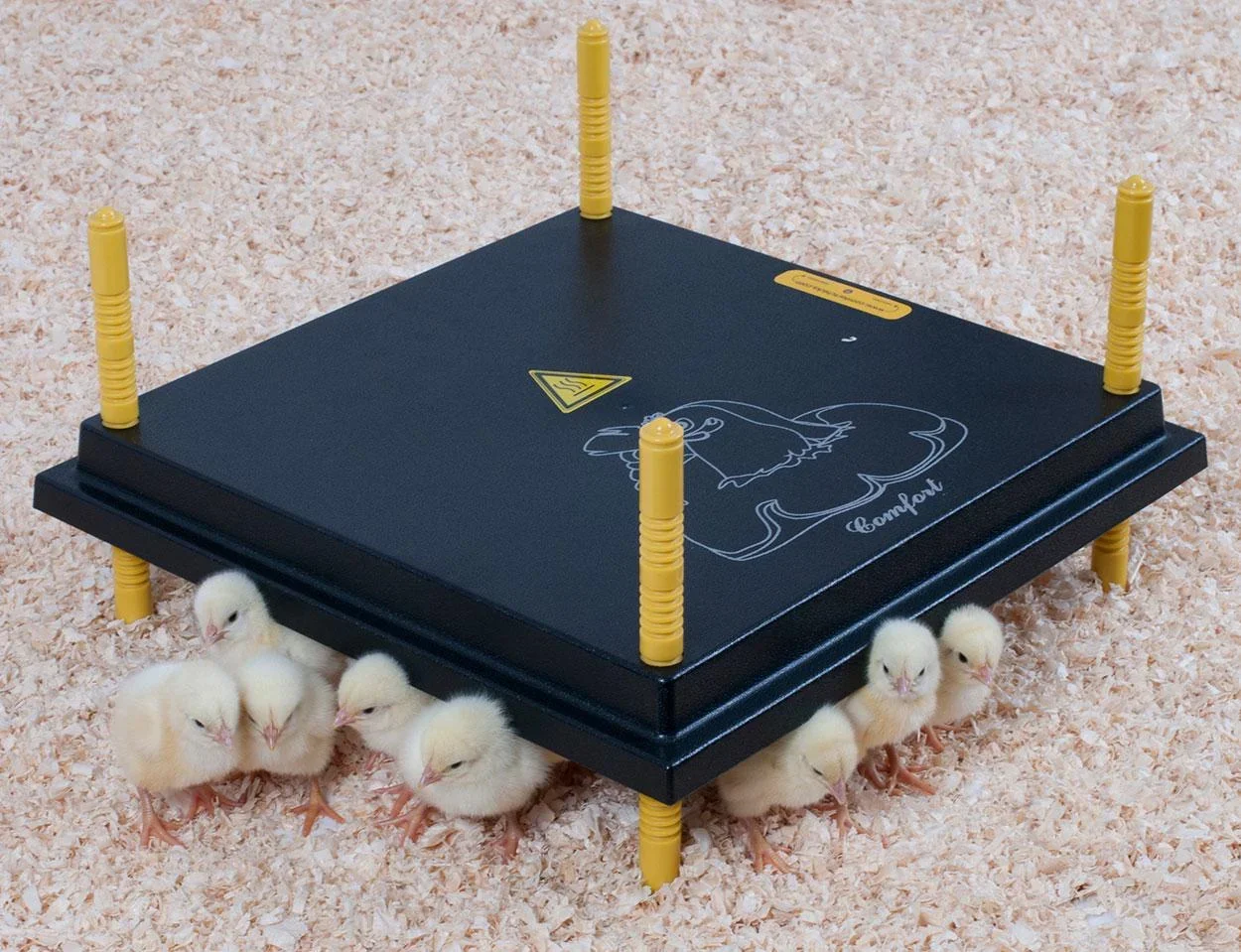 Comfort Wärmeplatte 40x40cm für Küken, 38W/ 220-240V - 0