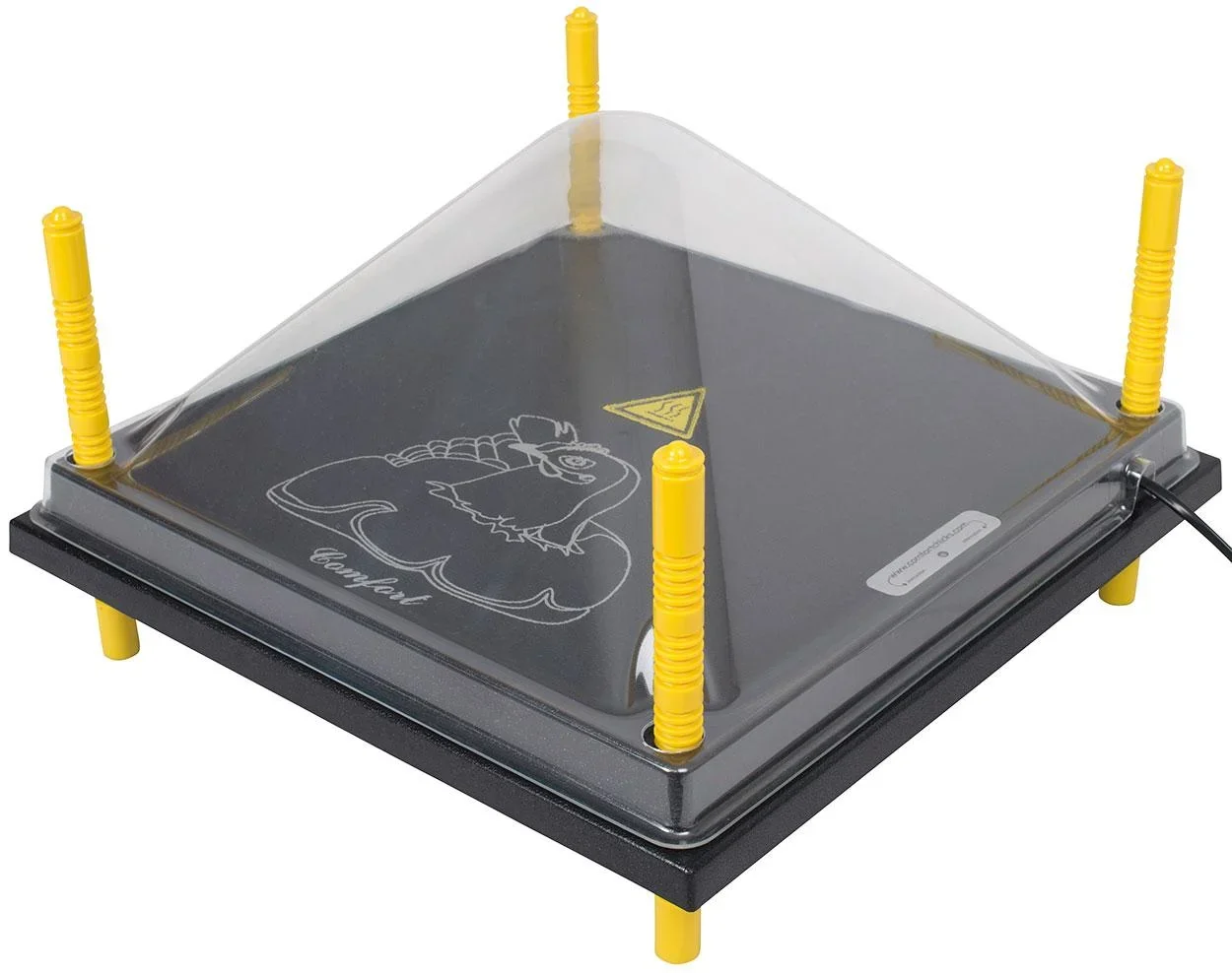 Comfort Wärmeplatte 40x40cm für Küken, 38W/ 220-240V - 1