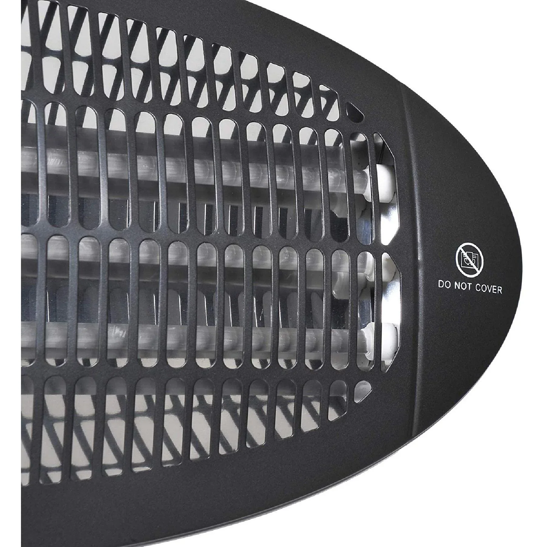 Heizstrahler Freistehender Terrassenheizer Quartz elektrisch 360° drehbar 2KW Ø50 x H(180-210) cm - 1