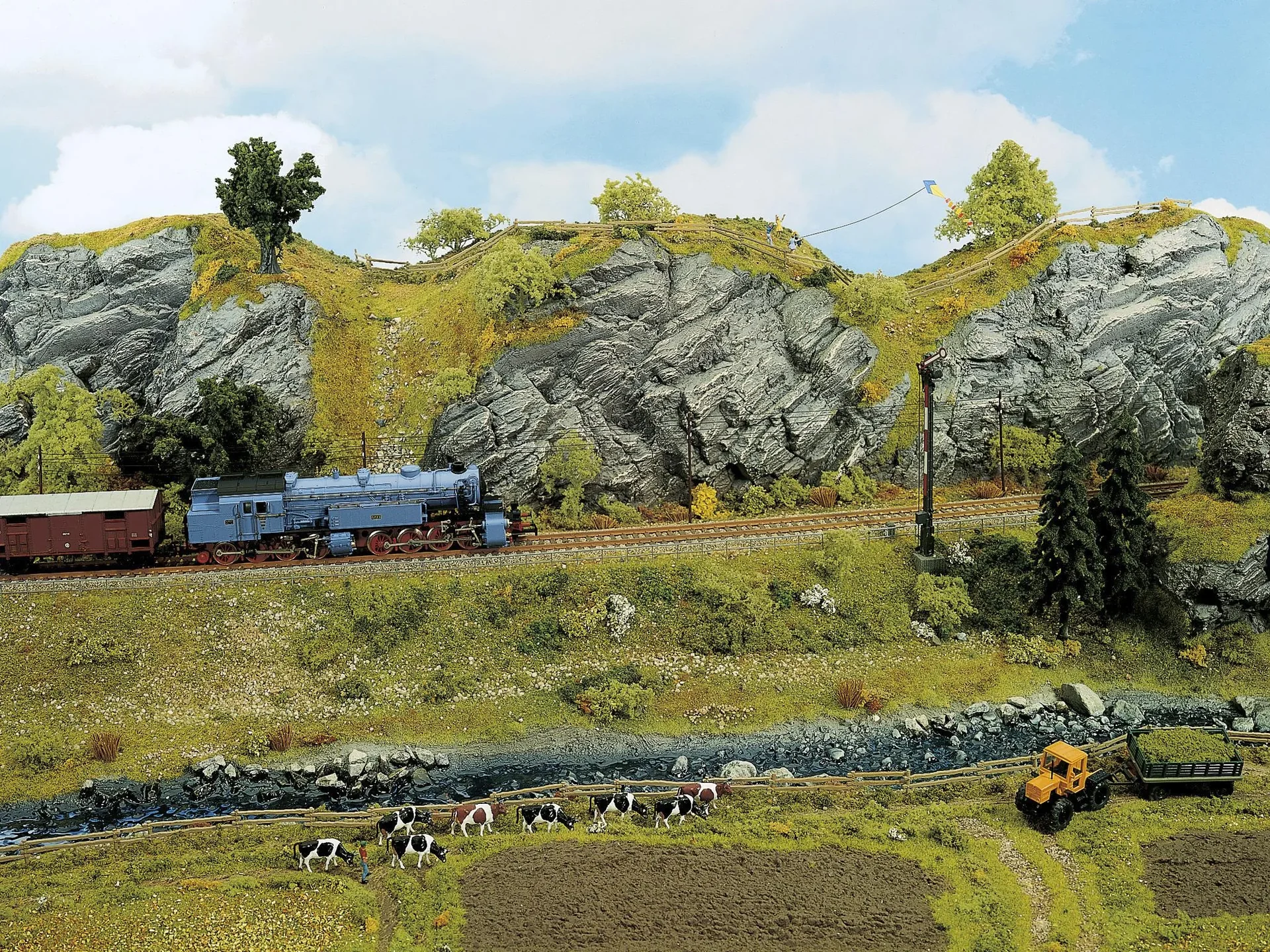 Felsplatte Kalkstein - 0