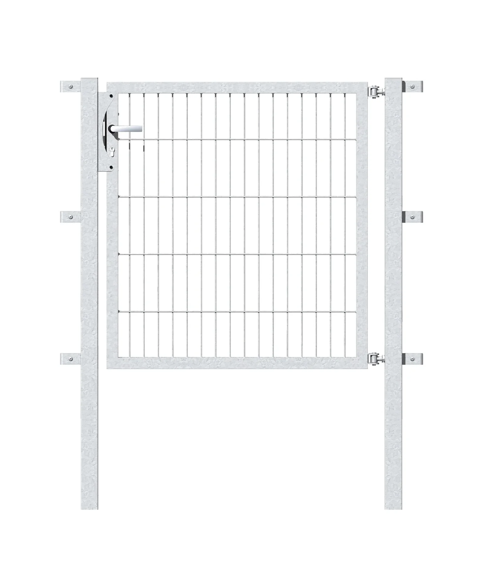 Einzeltor Flexo mit Zubehör, feuerverzinkt/ Breite 100 cm, Höhe 100 cm - 0