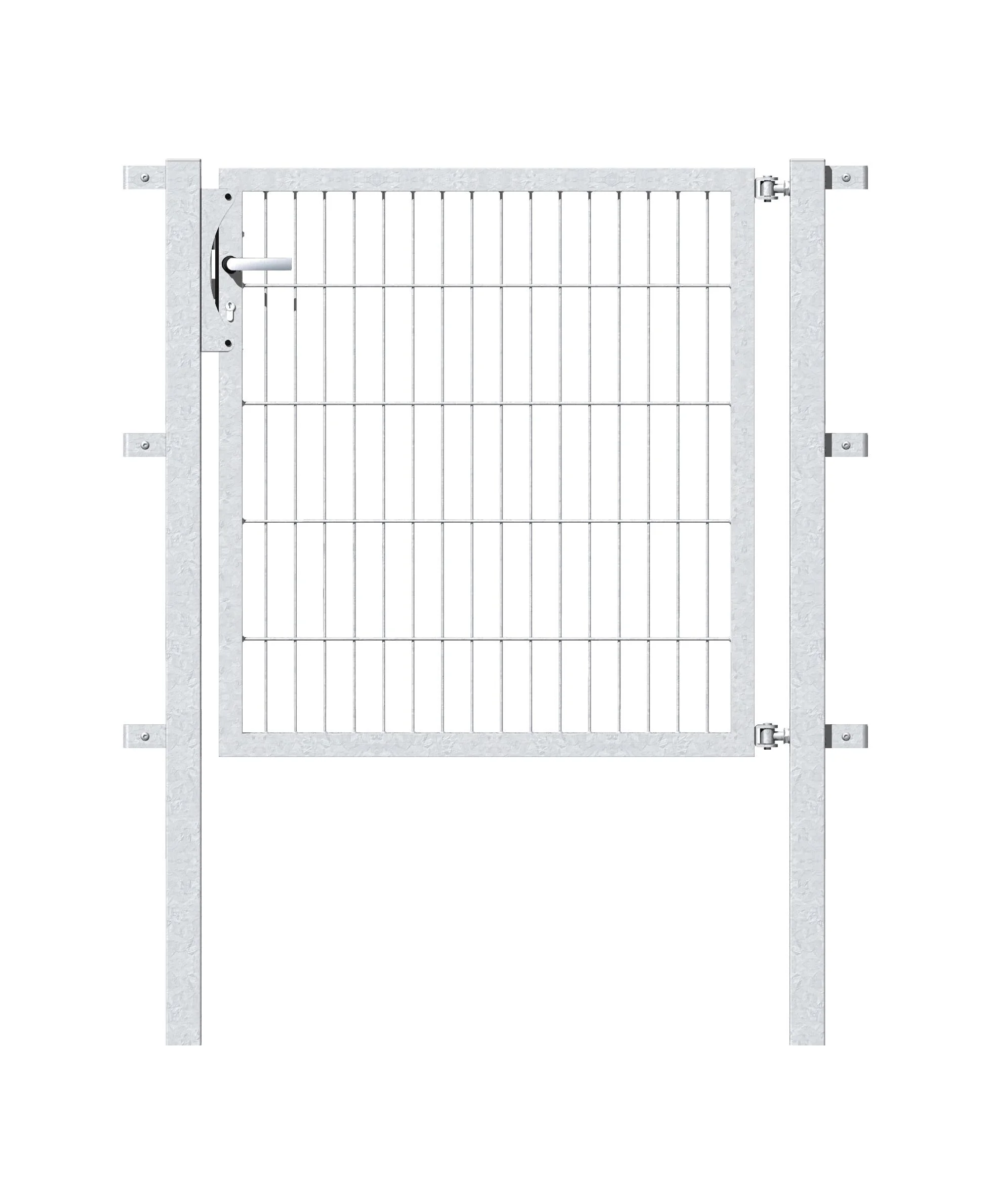Einzeltor Flexo mit Zubehör, feuerverzinkt/ Breite 100 cm, Höhe 100 cm - 0