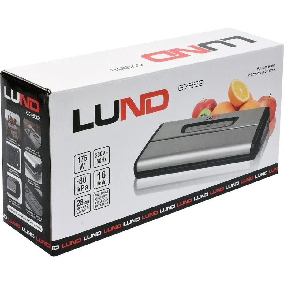 Vakuumverpackungsmaschine - 175W - 34x15x6cm mit 100 Vakuumbeuteln - 4