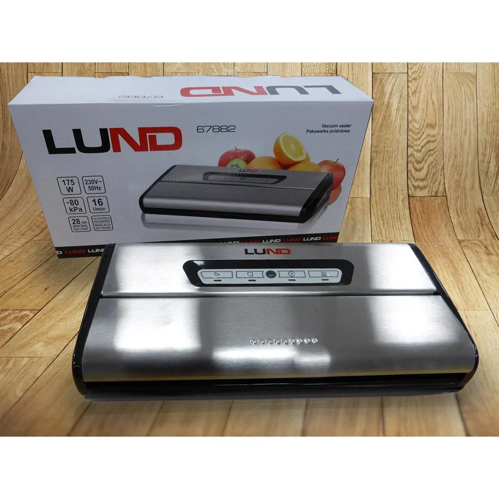 Vakuumverpackungsmaschine - 175W - 34x15x6cm mit 100 Vakuumbeuteln - 6