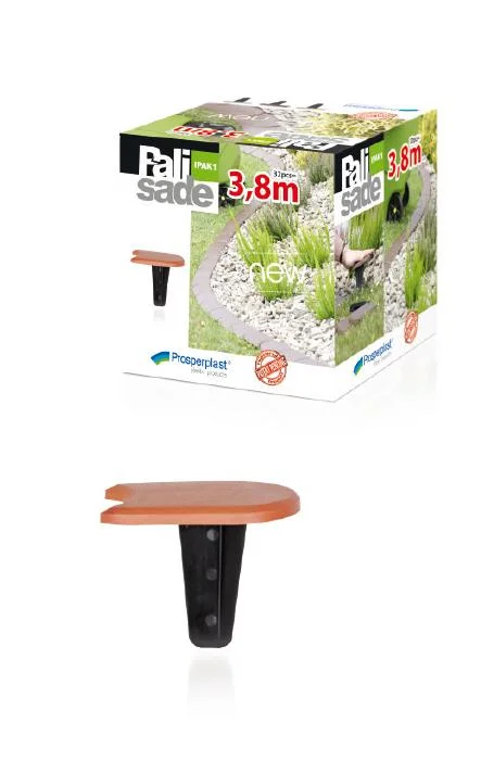 Rasenkante "Palisade" - braun - 4