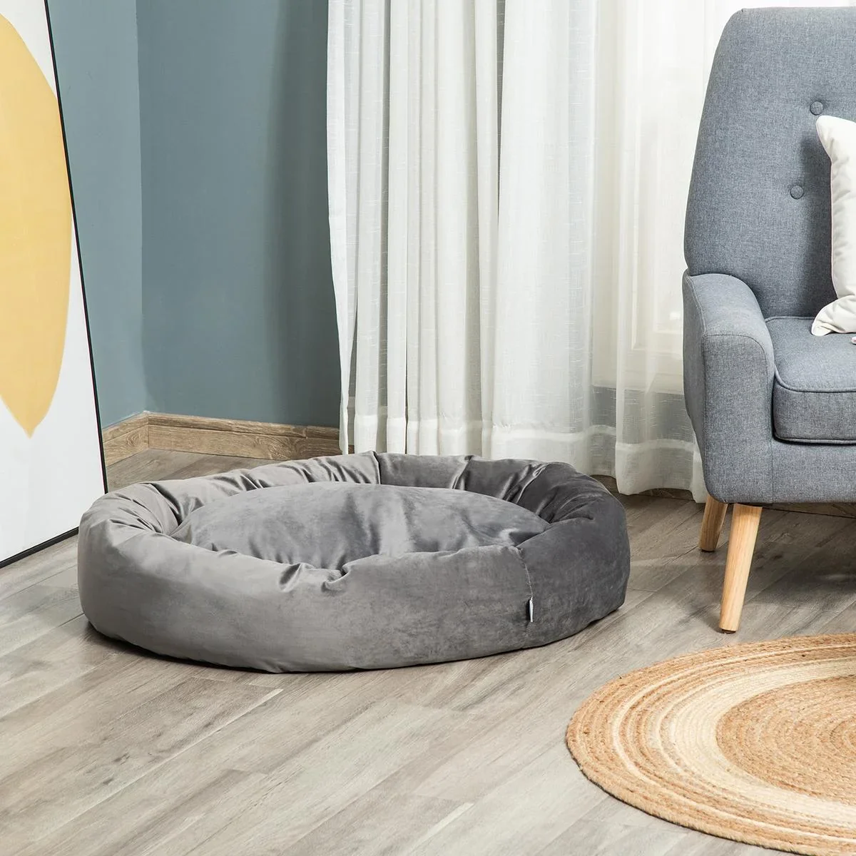 Hundebett 81,5 cm x 58 cm x 18 cm - 2