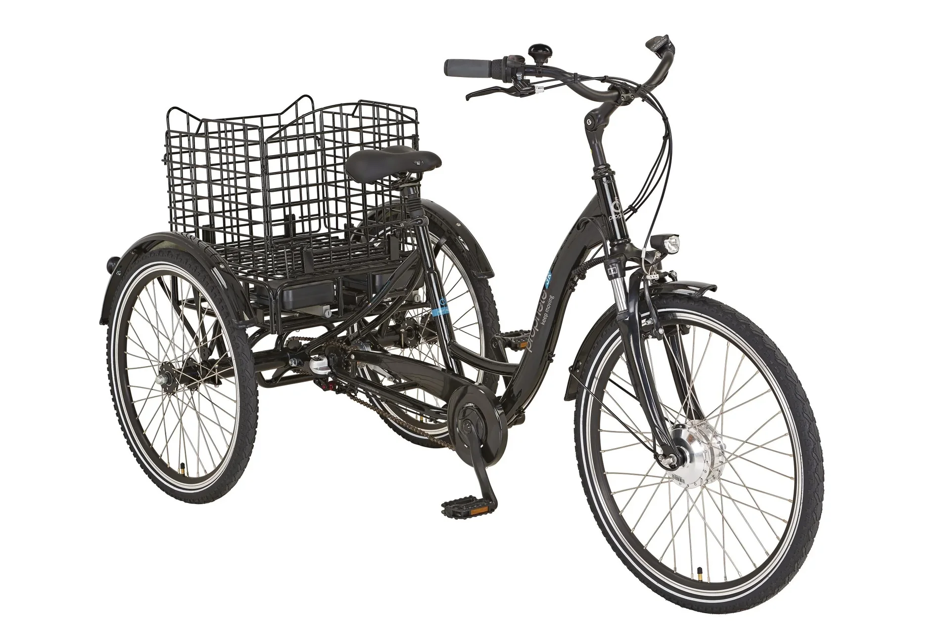 CARGO 3R 23.ESL.10 E-Bike 24"/26" BLAUPUNKT VR-Motor Unisex Dreirad 26/24": Rahmengröße 46cm - 1