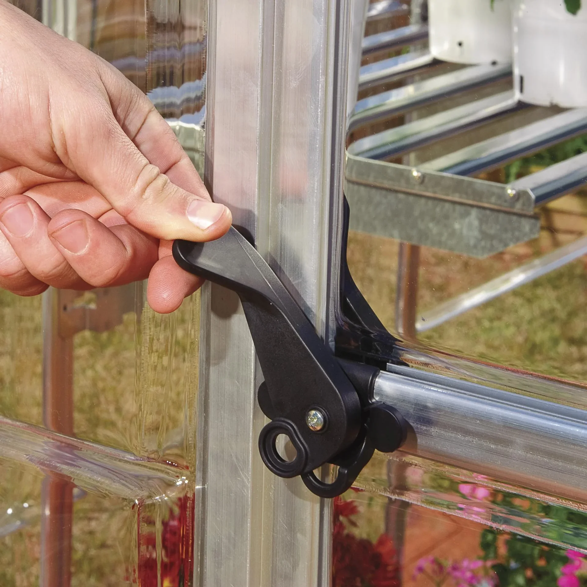 Gewächshaus "Harmony" - 6x14, silber - 2