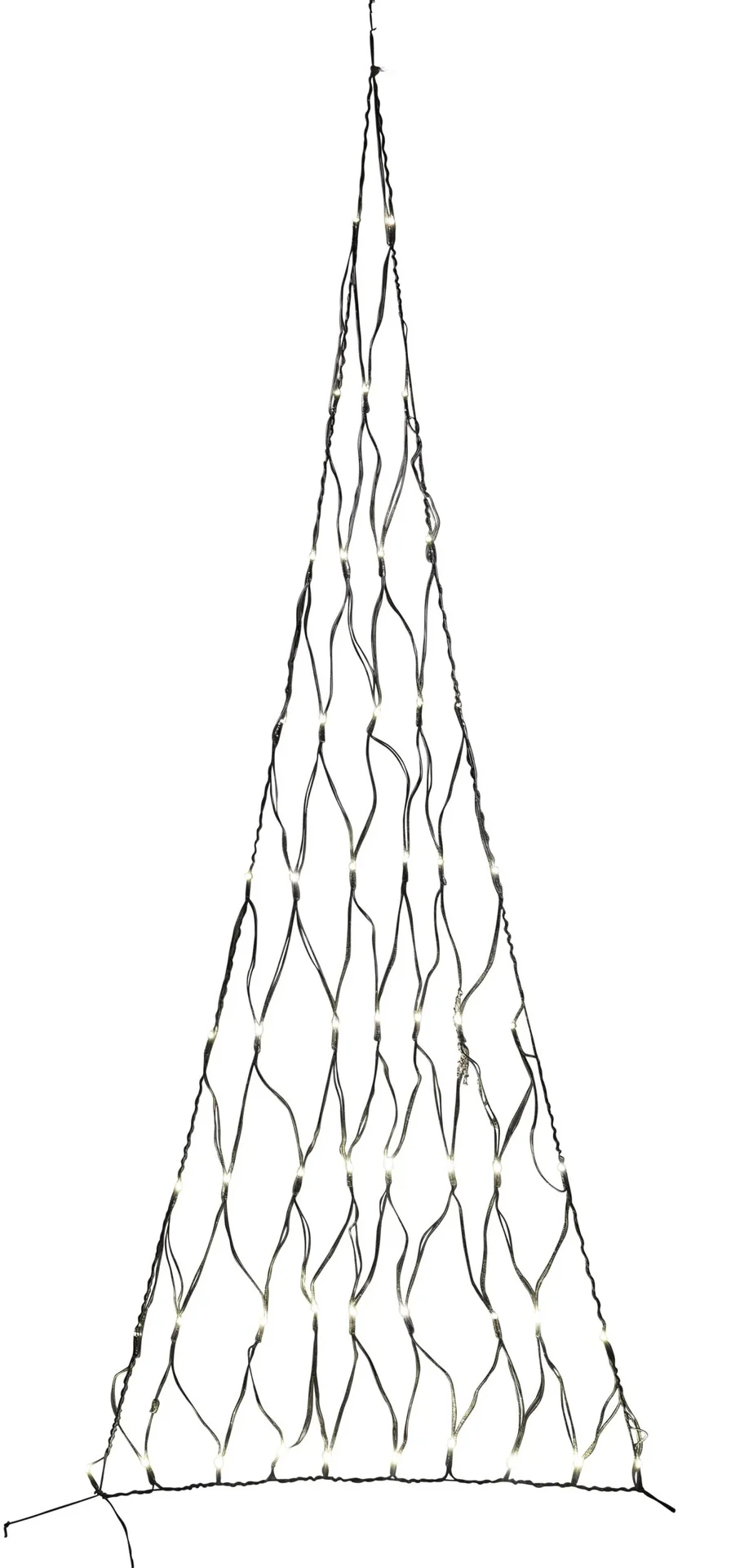 LED-Lichternetz Dreieck, 55 ww LED - 3