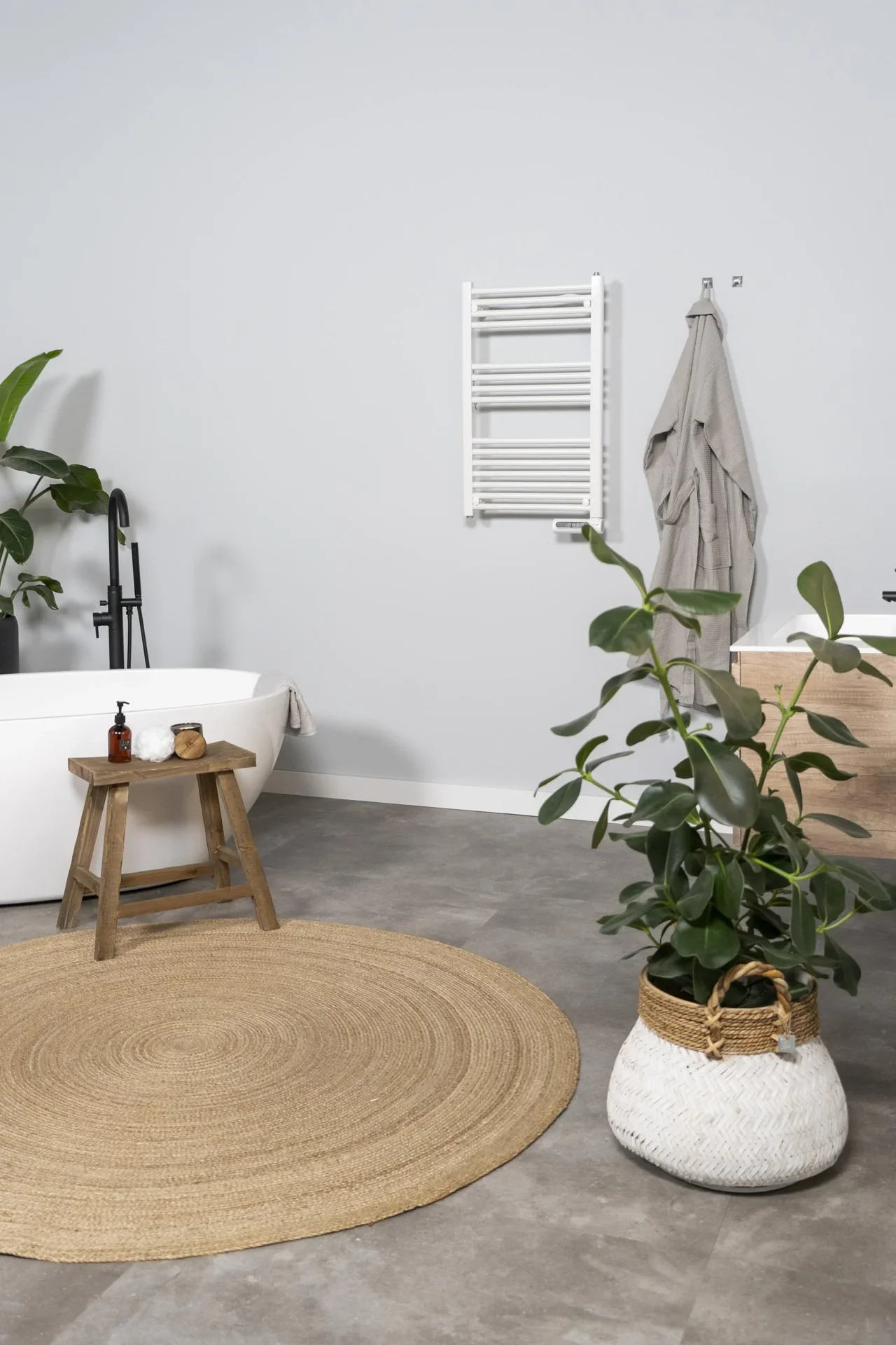 Heizkörper für Badezimmer Sani-Towel 500, weiß - 5