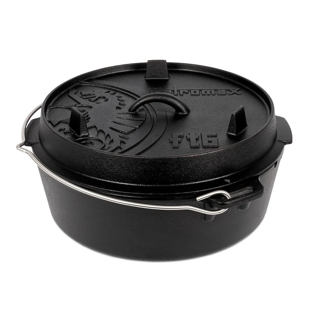 Feuertopf (6qt) planer Boden (ohne Füße) - 0