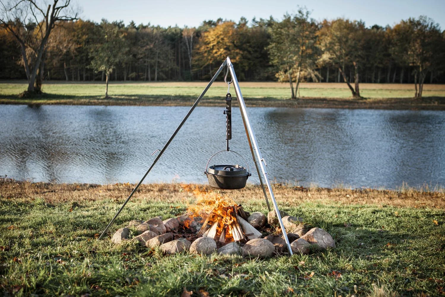 Feuertopf (6qt) planer Boden (ohne Füße) - 3