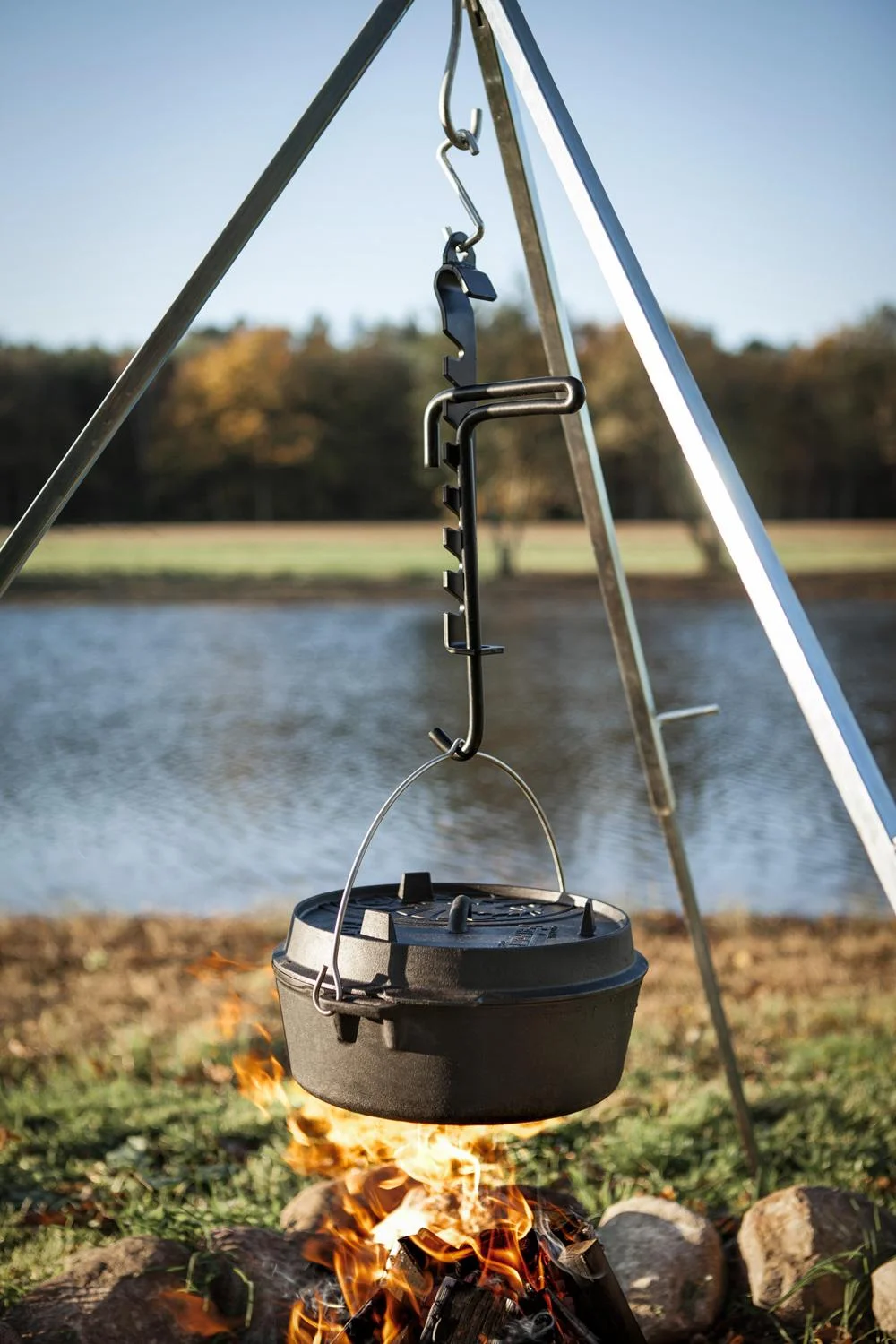 Feuertopf (6qt) planer Boden (ohne Füße) - 5