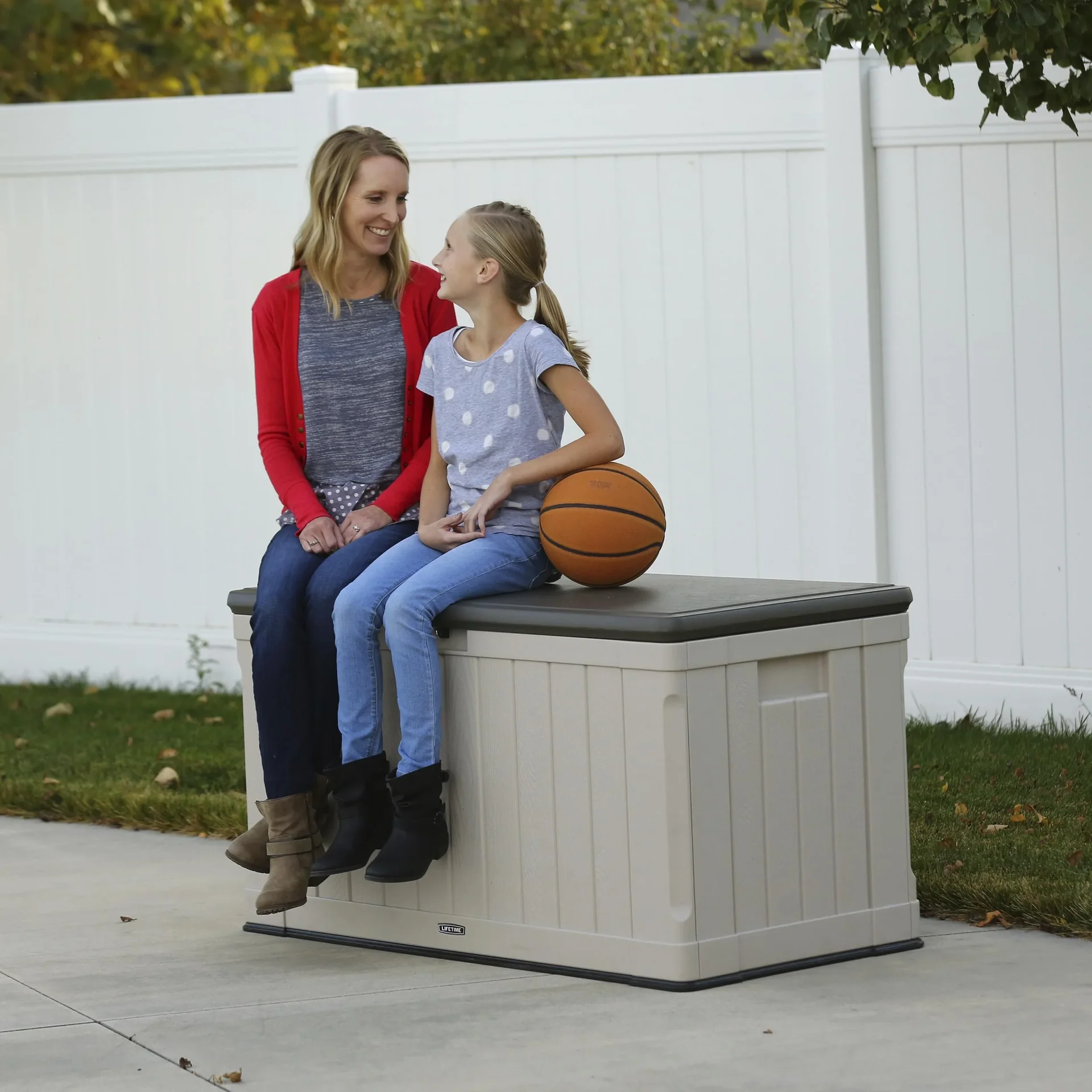 Kunststoff Kissenbox Harmony 440 Liter Volumen lichtgrau - 8