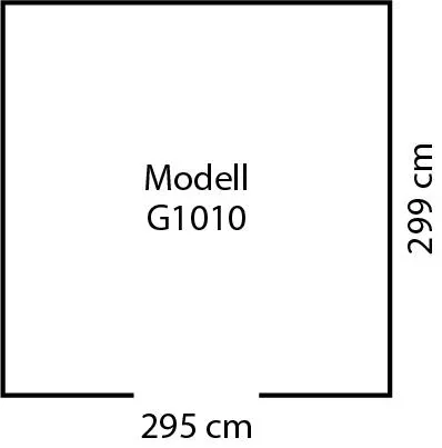 Gerätehaus Gartenmanager Dream 1010 H 178, metallic - 1