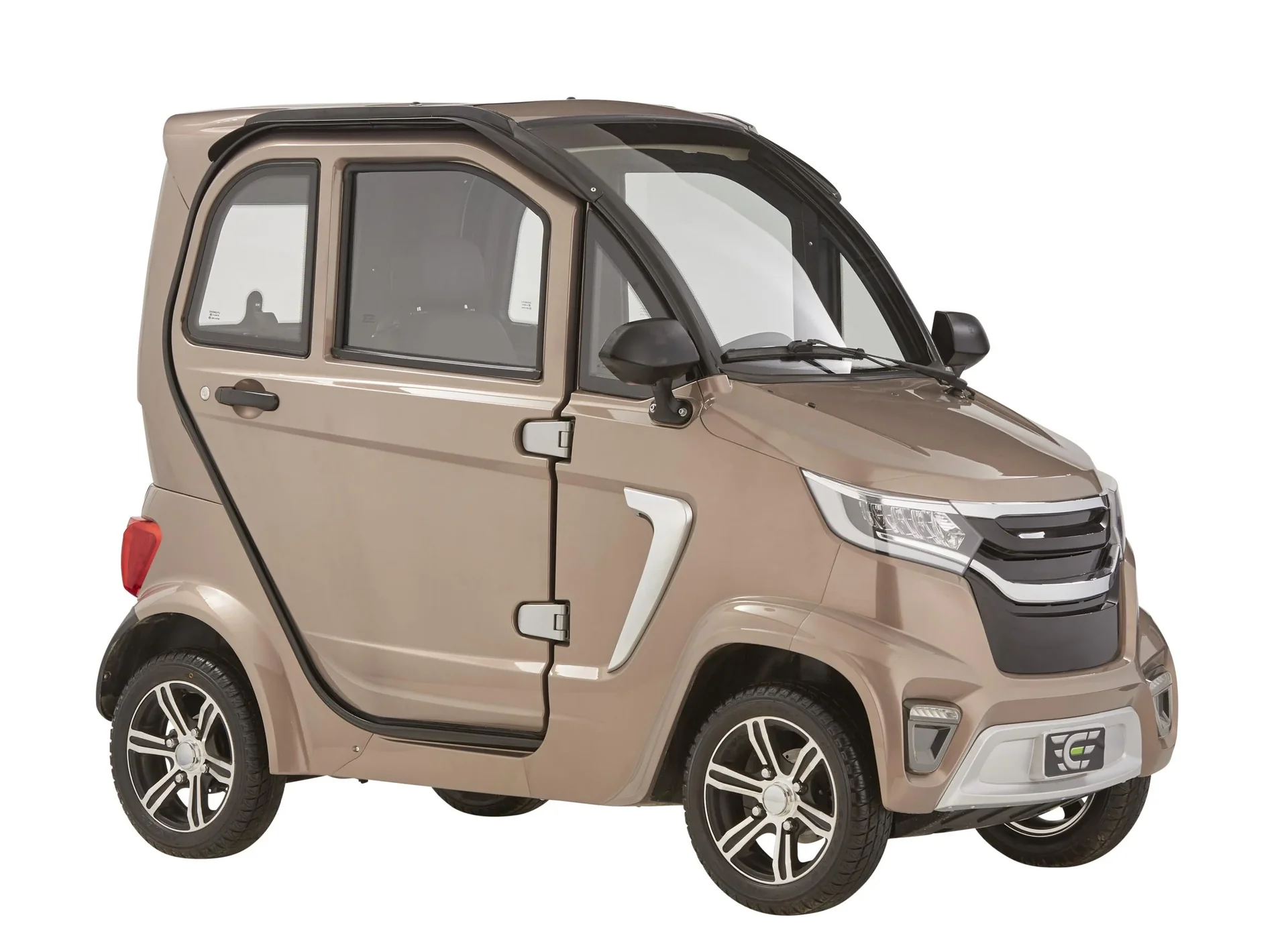 4-Rad E-Kabinenfahrzeug eLazzy Premium 45 km/h terraplatinum, mit kostenloser Vor-Ort-Einweisung - 1