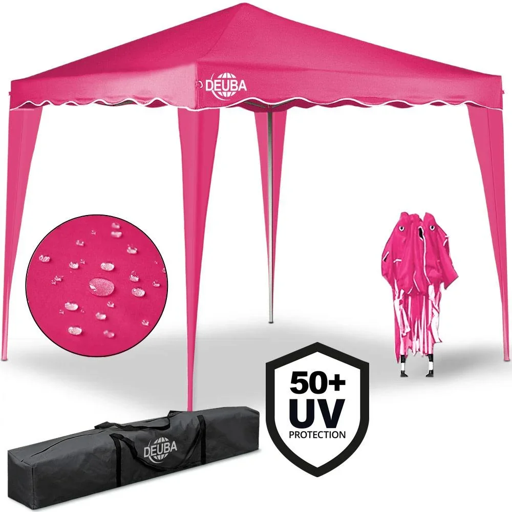 Faltpavillon. Partyzelt Capri - Popup rosa 3x3m - 1