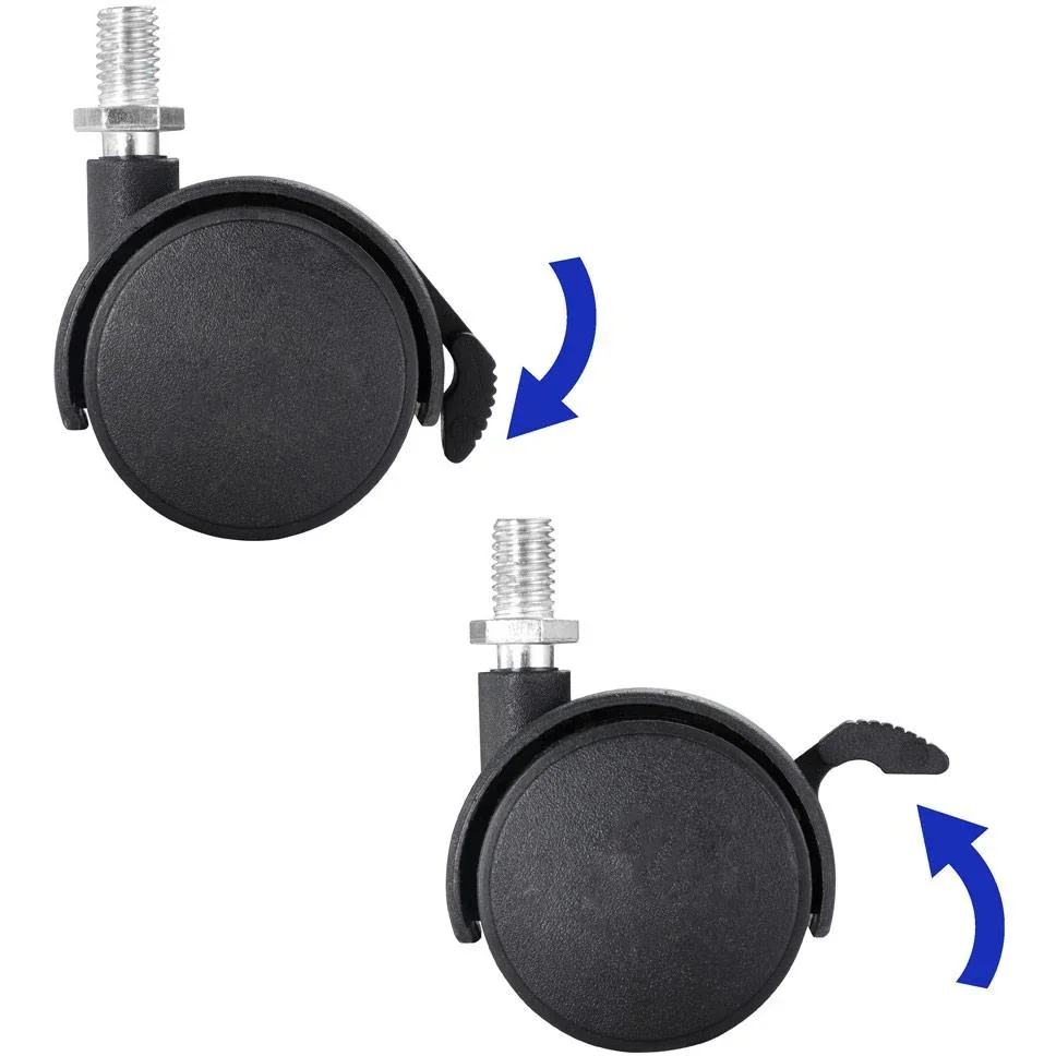 Beistelltisch - auf Rädern - 70 x 40 x 30 cm - Industrial - Weiß/Braun - 2