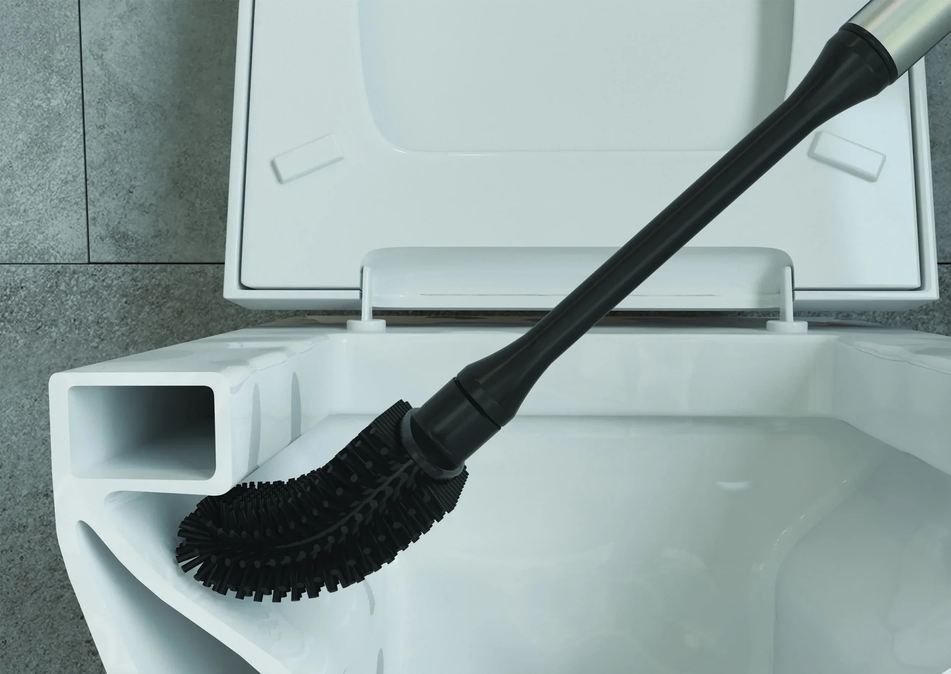 Cleany WC-Bürste flach Inox - 1