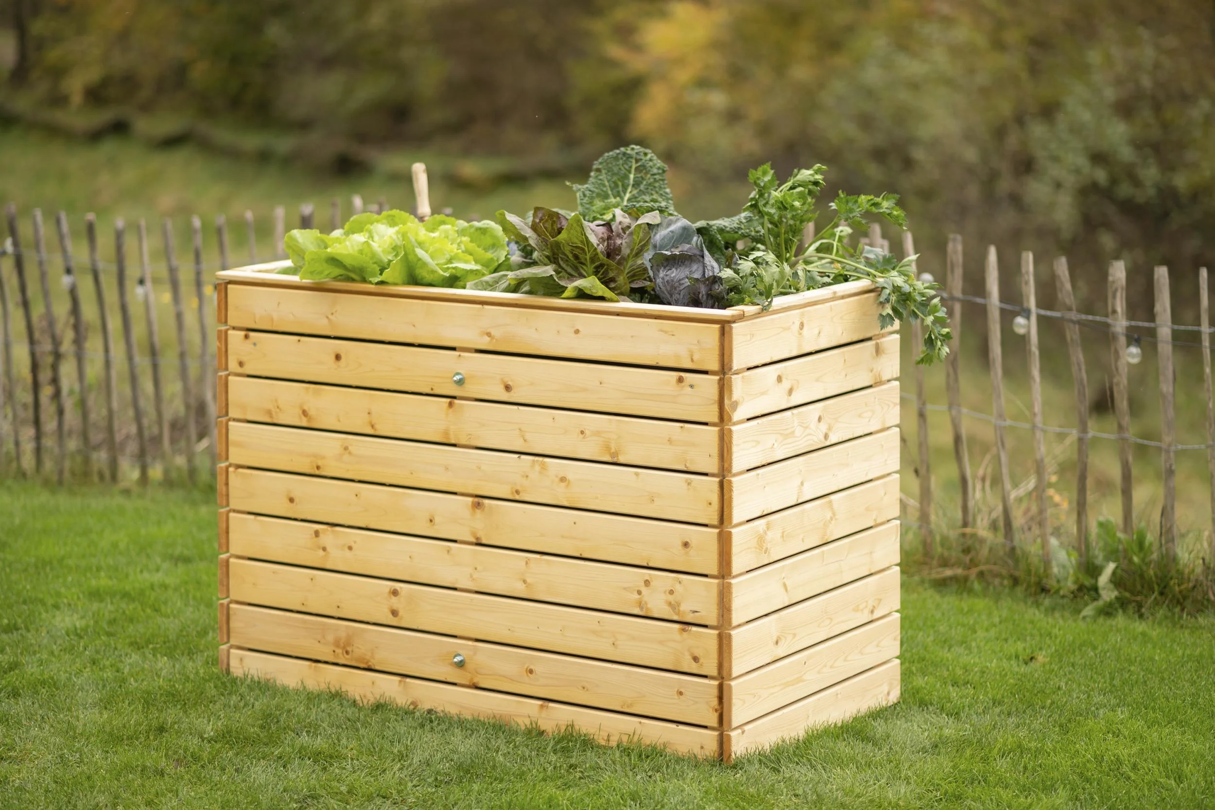 Holz Hochbeet Fichte L - 1