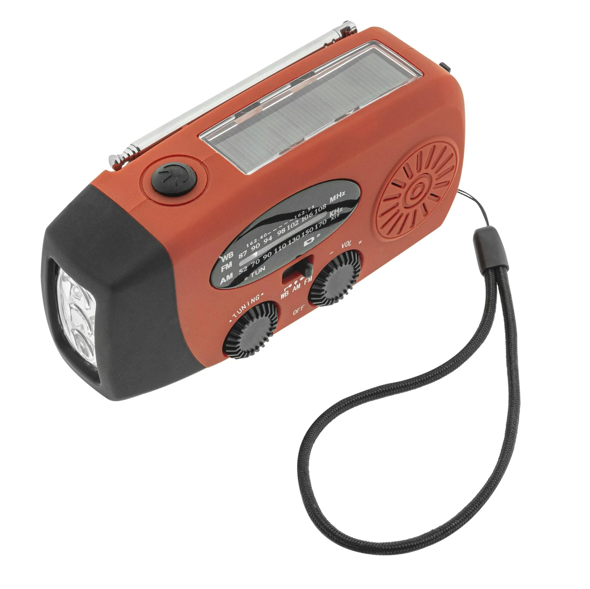 Tragbares Solar Kurbel Radio mit Taschenlicht, Powerbankfunktion - 9