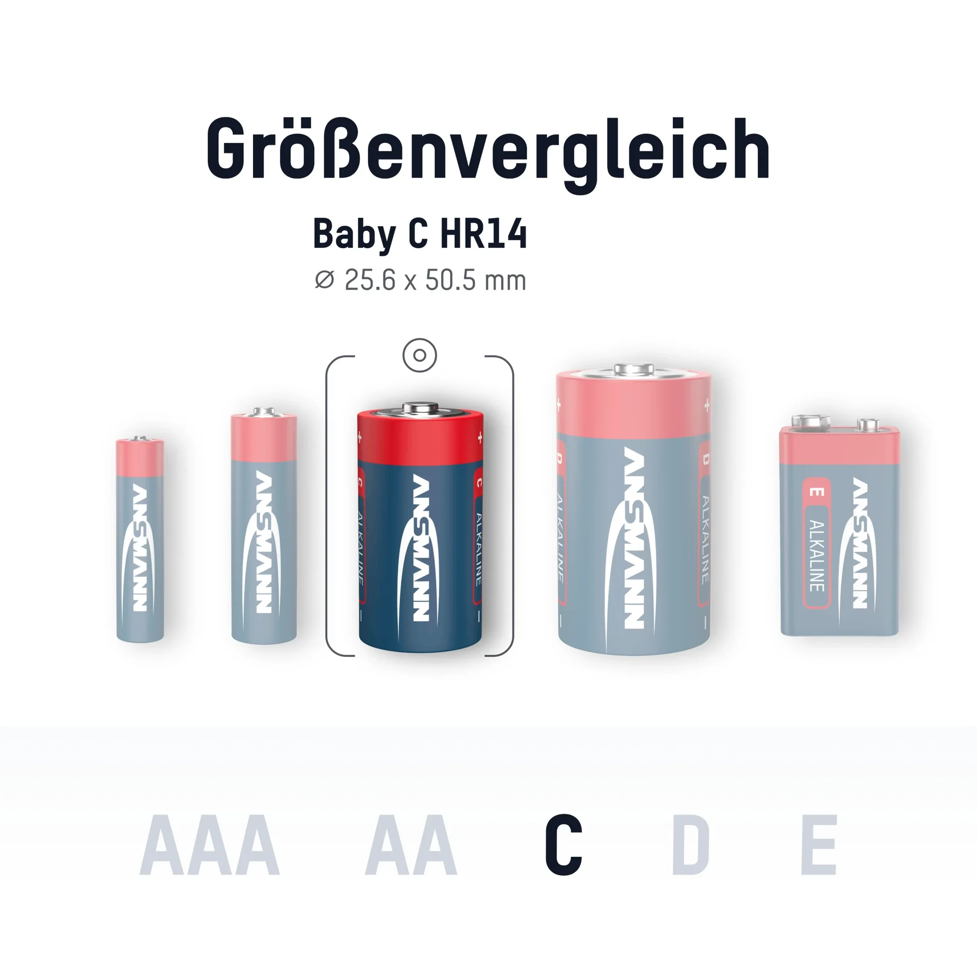Alkaline Baby C Batterie - 2 Stück - 0