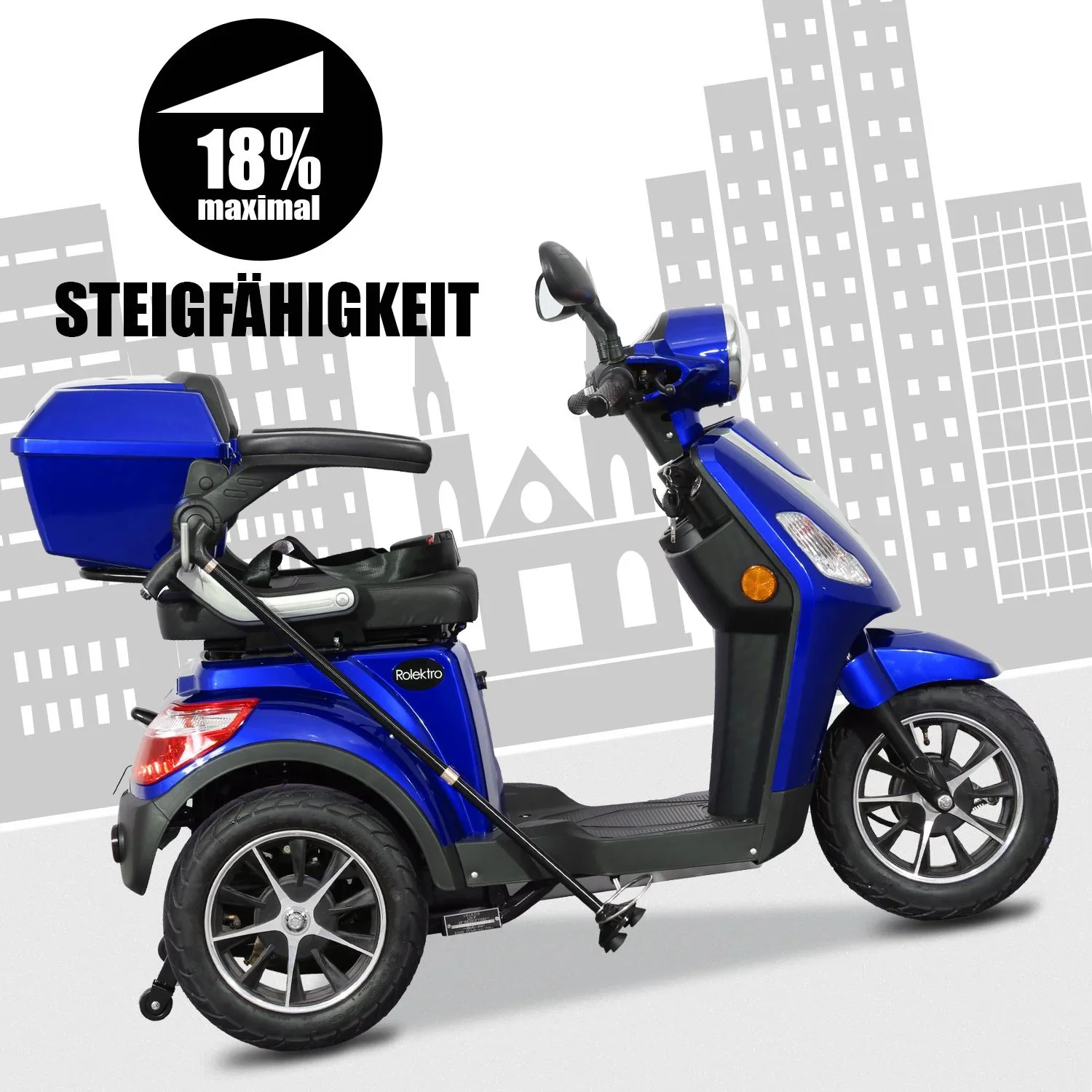 E-Trike 25 V.2, blau - 5