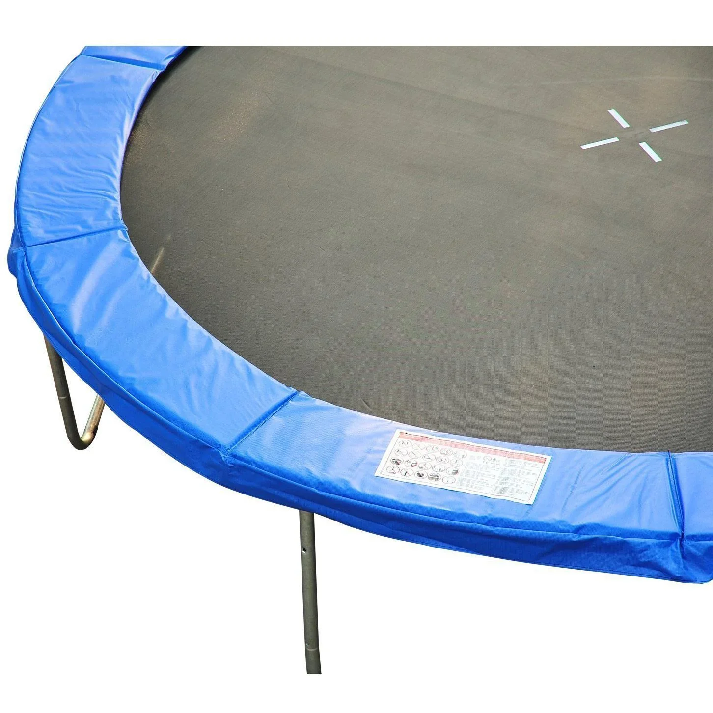 Trampolin Randabdeckung 366cm witterungsbeständig PVC PE Blau - 0
