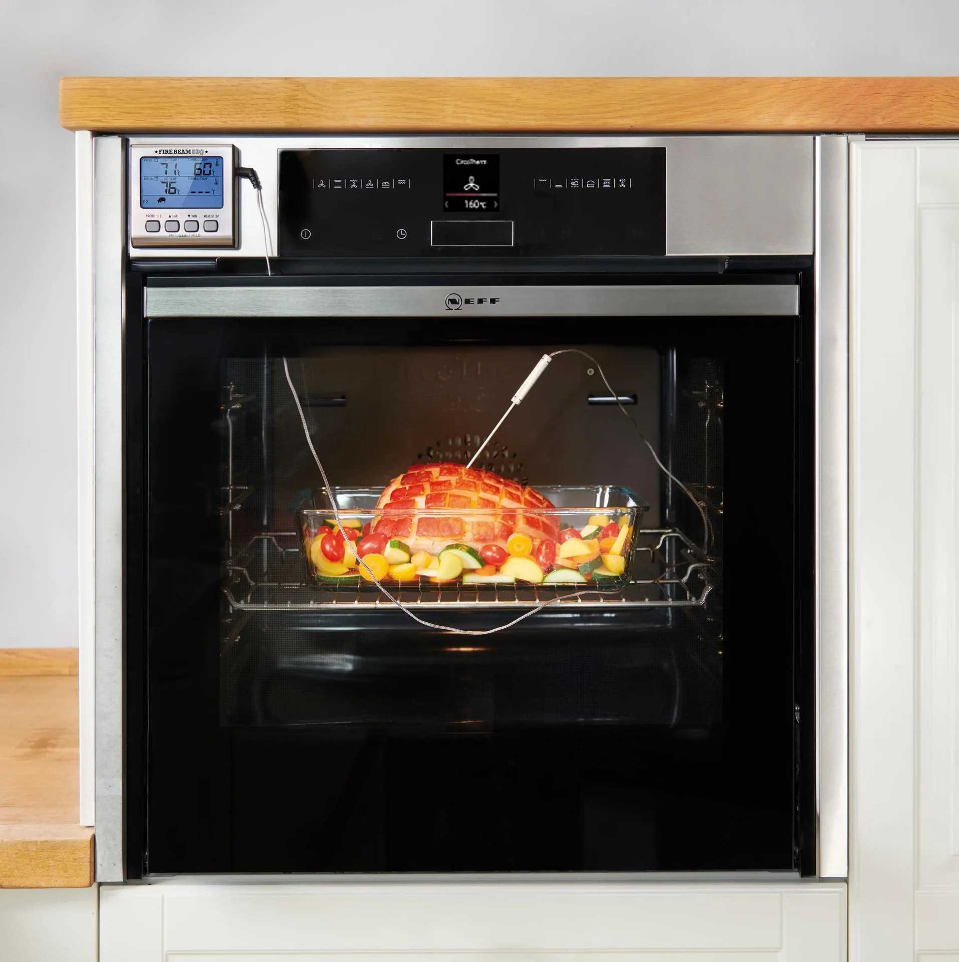 Grill-/ Bratenthermometer Dual, digital, mit 2 Temperatursensoren - 7