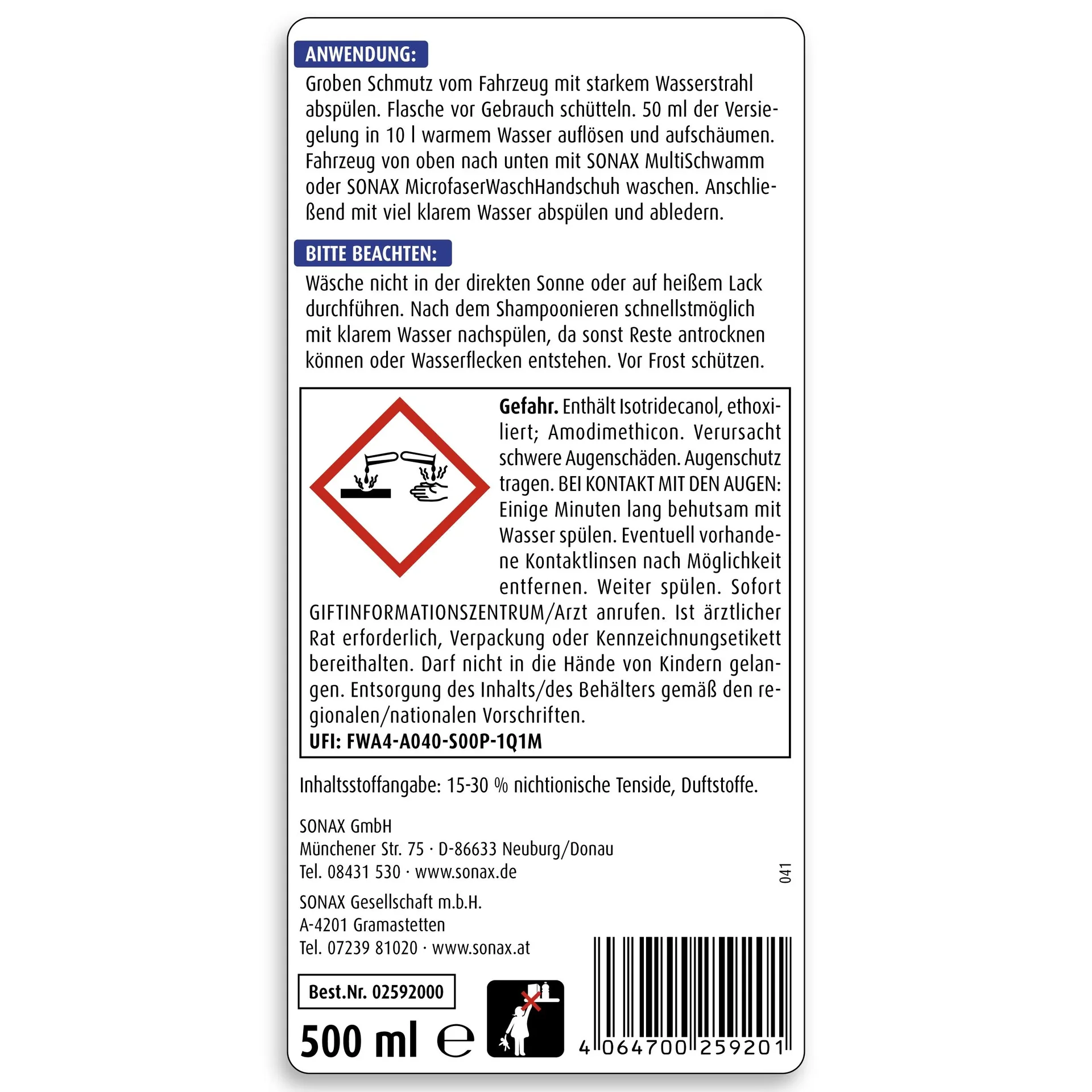 XTREME Ceramic Active Shampoo 500 ml - 1