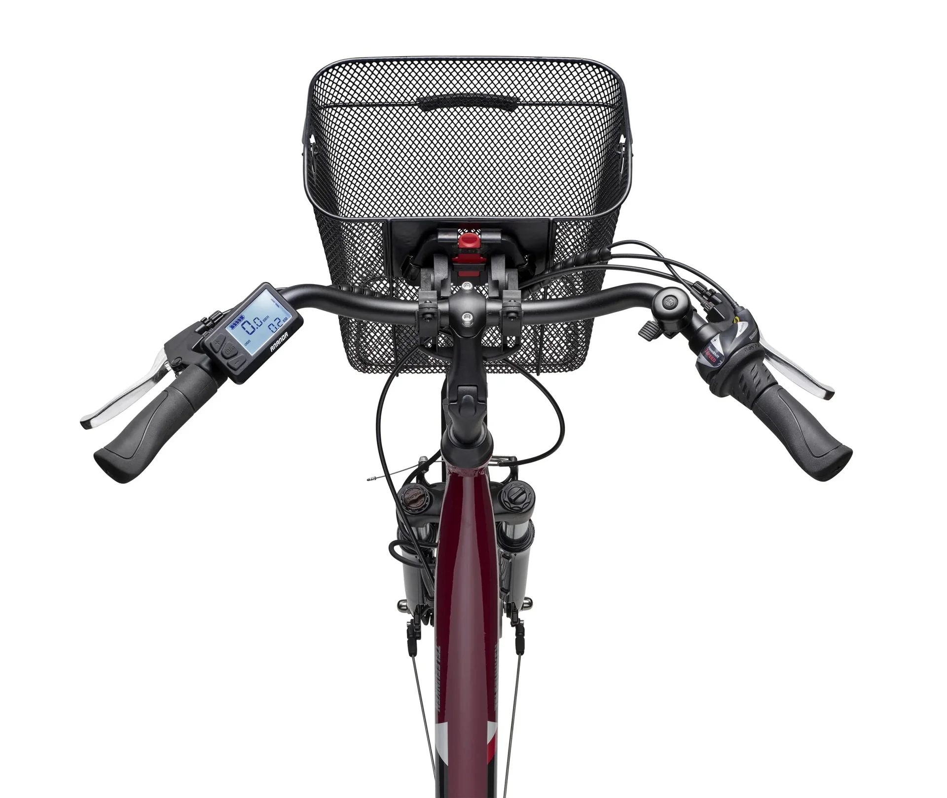Unisex Alu-City E-Bike, 28 Zoll, 7-Gang Kettenschaltung, weinrot, Multitalent RC822 - 4