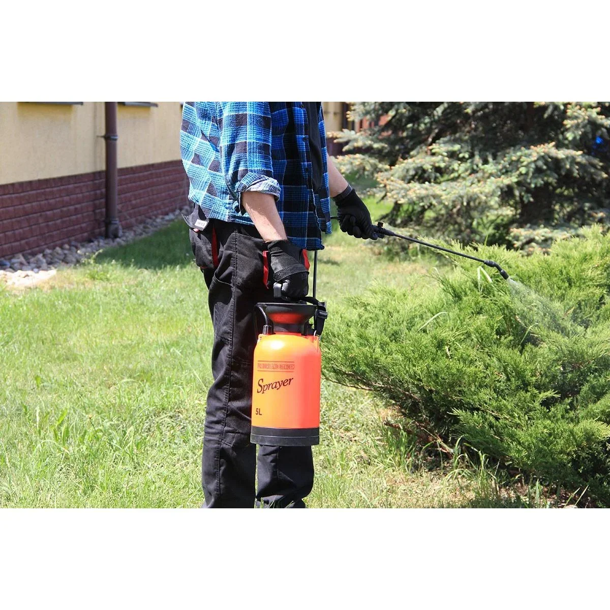 Drucksprüher - 5L - Sprühbereich von 3M - 1