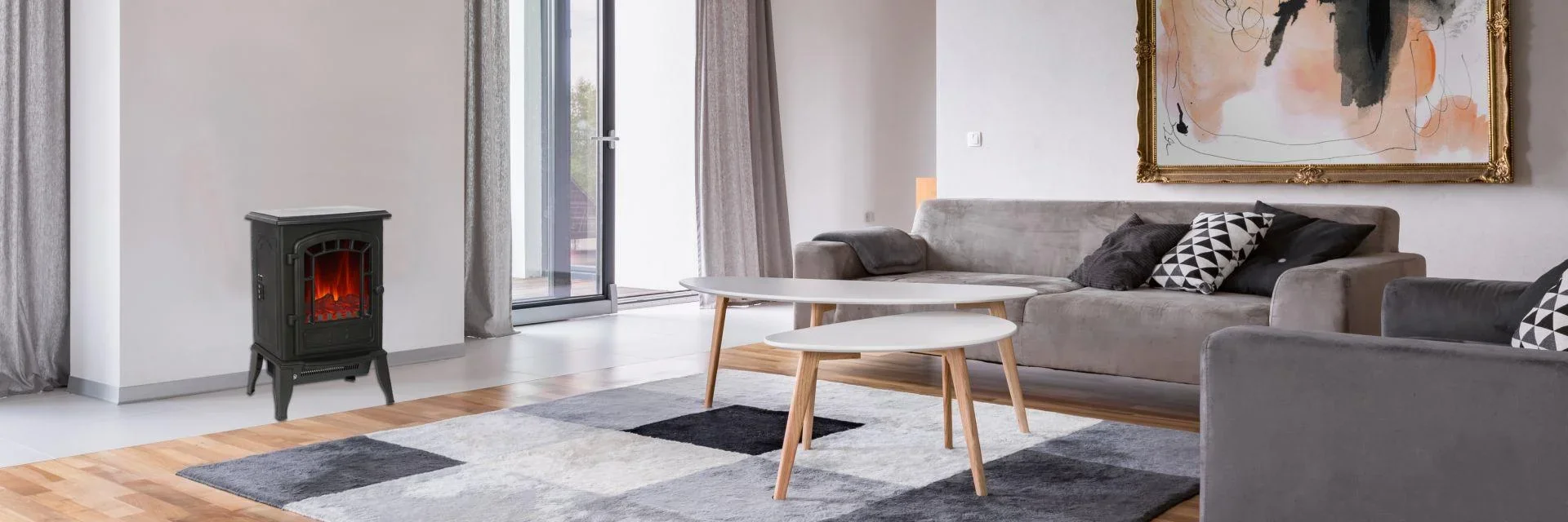 Elektrokamin "Como schwarz" - 7