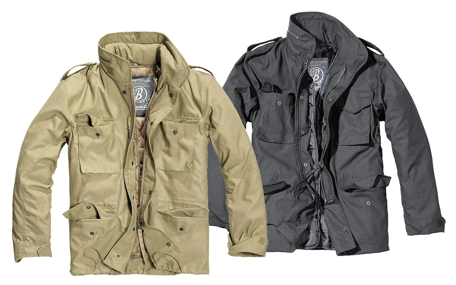 US Fieldjacket M65, Farbe oliv, Gr. M - 1