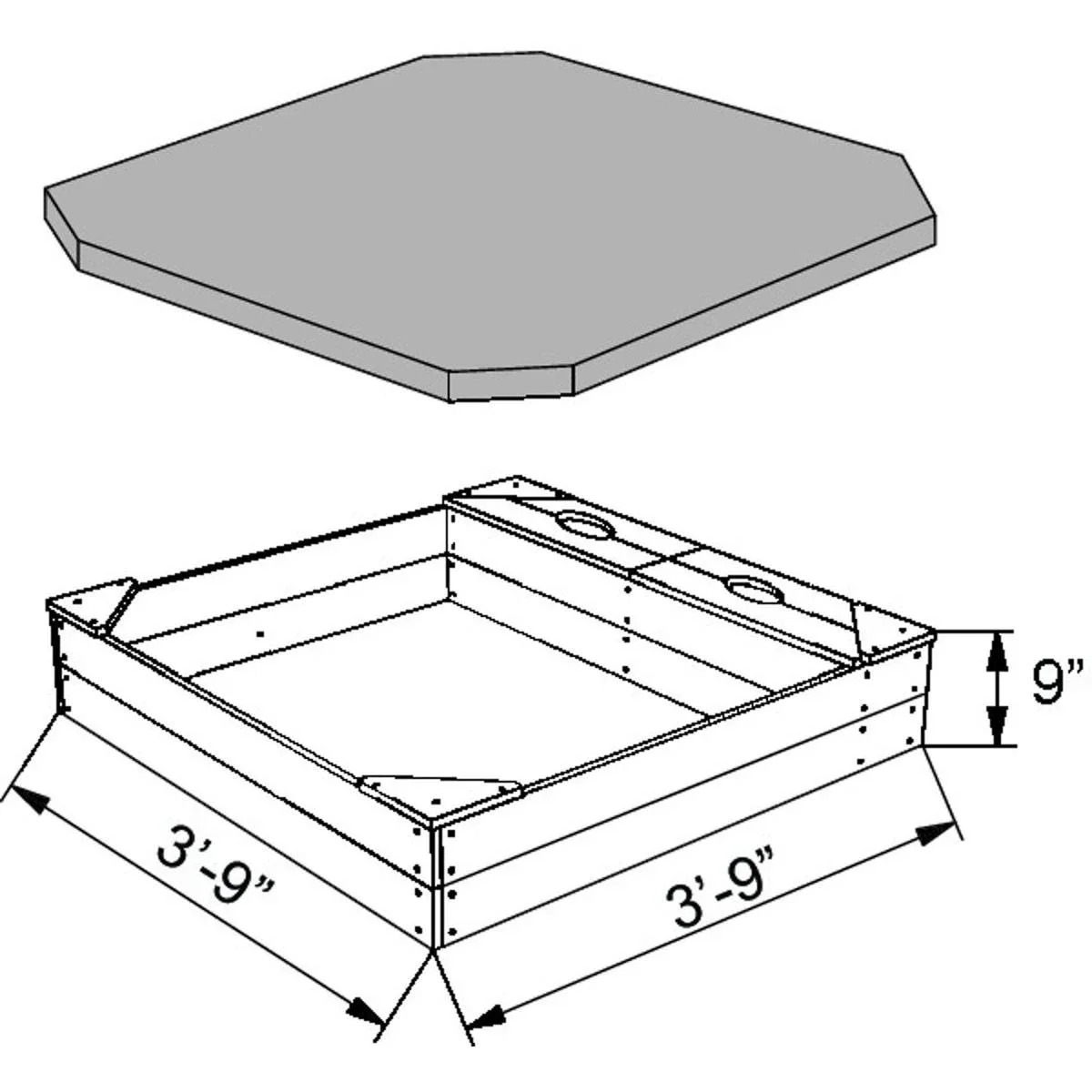 Amy Sandbox mit speicherplatz - 3