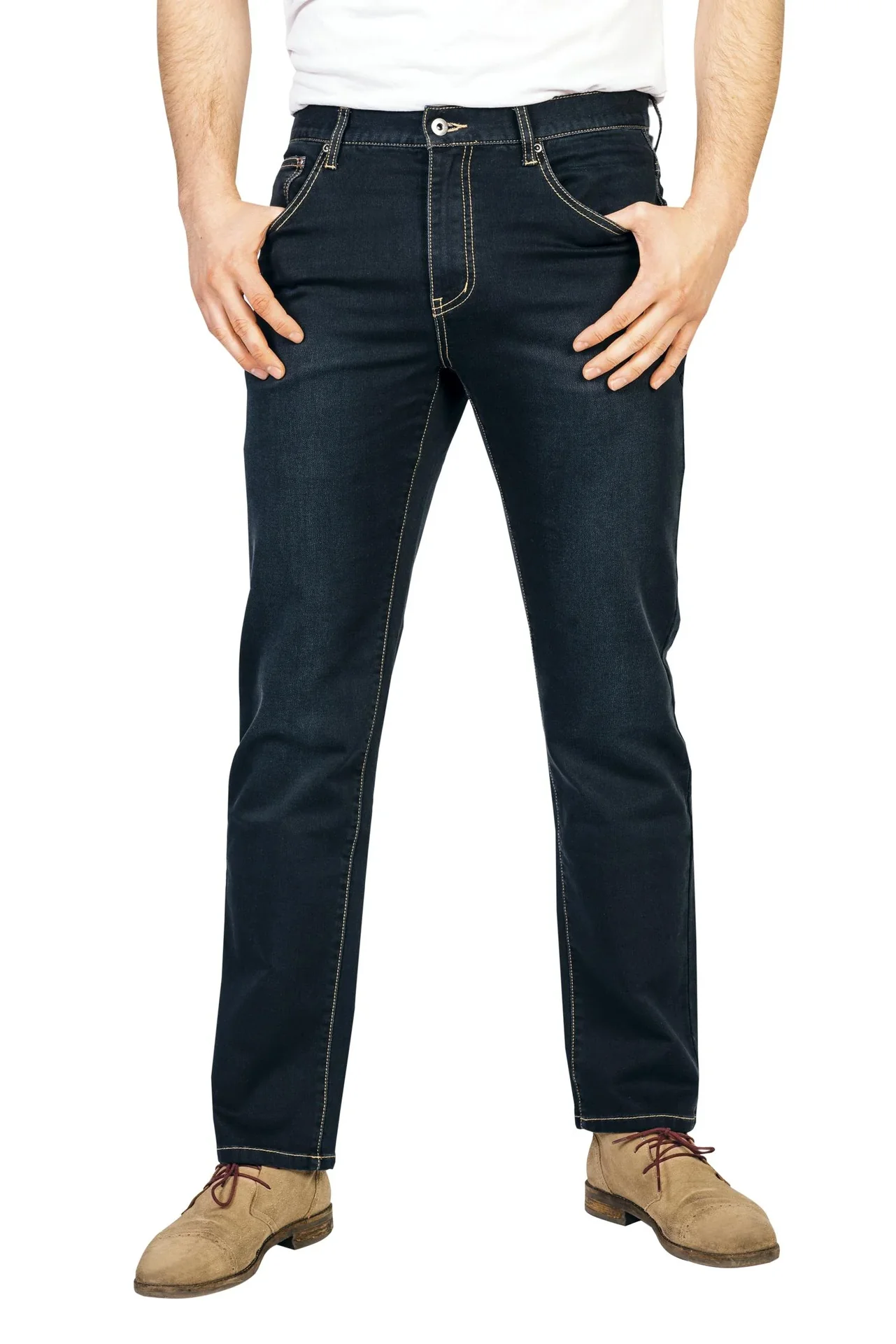 Joggpants aus Stretchdenim, Farbe schwarz, Gr. 60 - 3