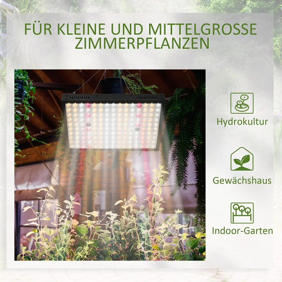 Pflanzenlampe LED dimmbar Grow Lampe Vollspektrum 100W Wachstumslampe mit 150pcs Leds für Blume Gemüse Zimmerpflanzen 31 - 0