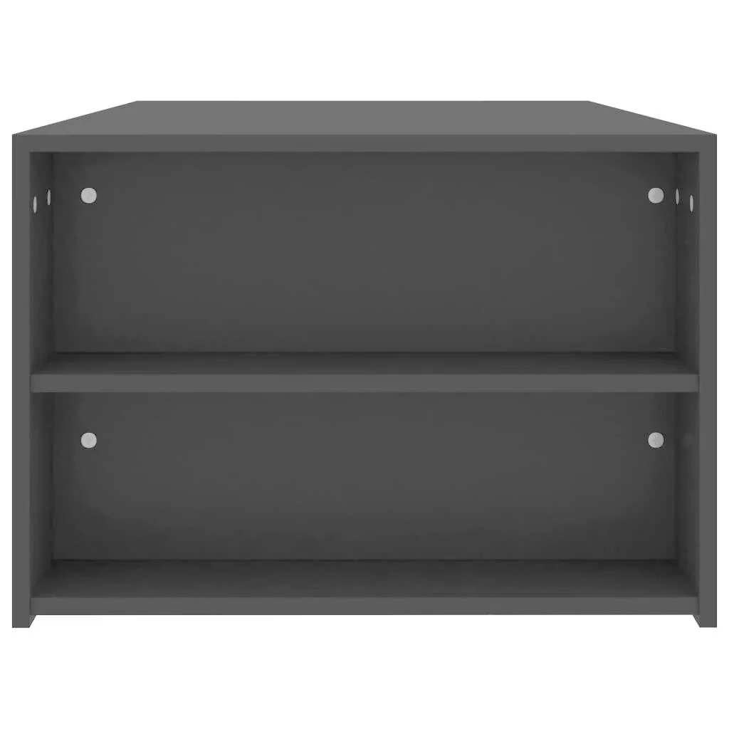 Couchtisch 100x60x42 cm schwarz Spanplatte - 0