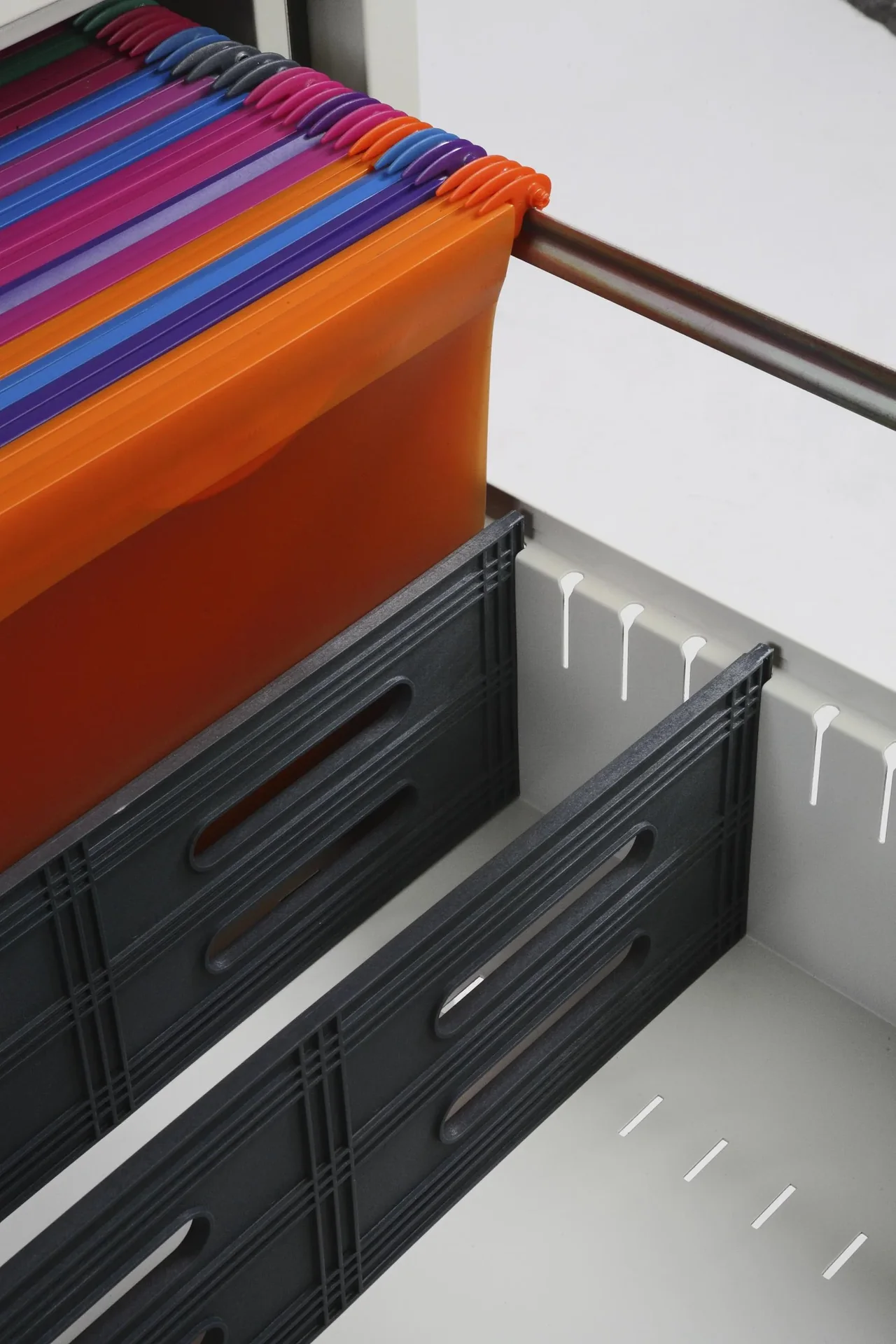 Aktenschrank World Class Vertical Fire File mit 2 Schubladen und Schlüsselschloss - 2