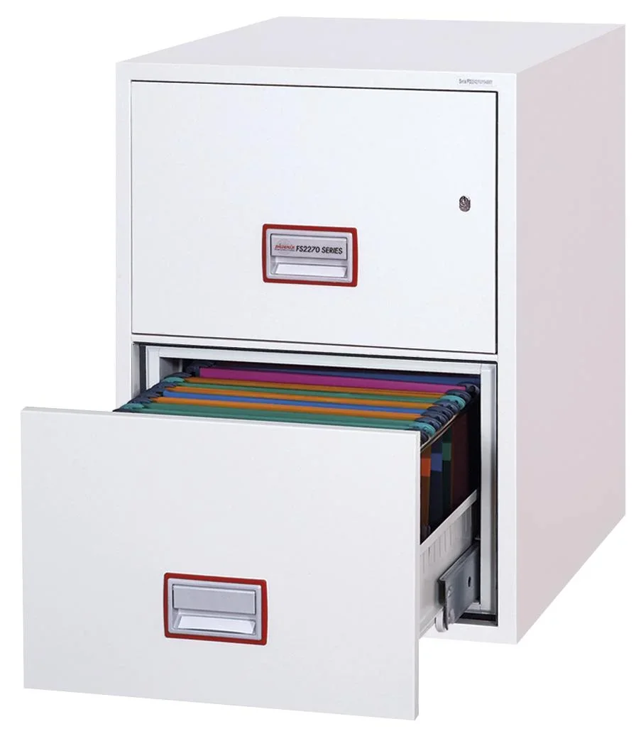 Aktenschrank World Class Vertical Fire File mit 2 Schubladen und Schlüsselschloss - 6