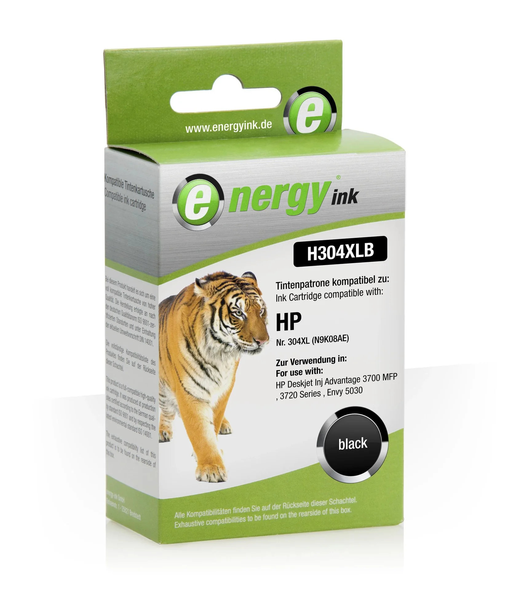 Tintenpatrone ENH-304XLBK ersetzt HP Nr. 304 XL black - 0