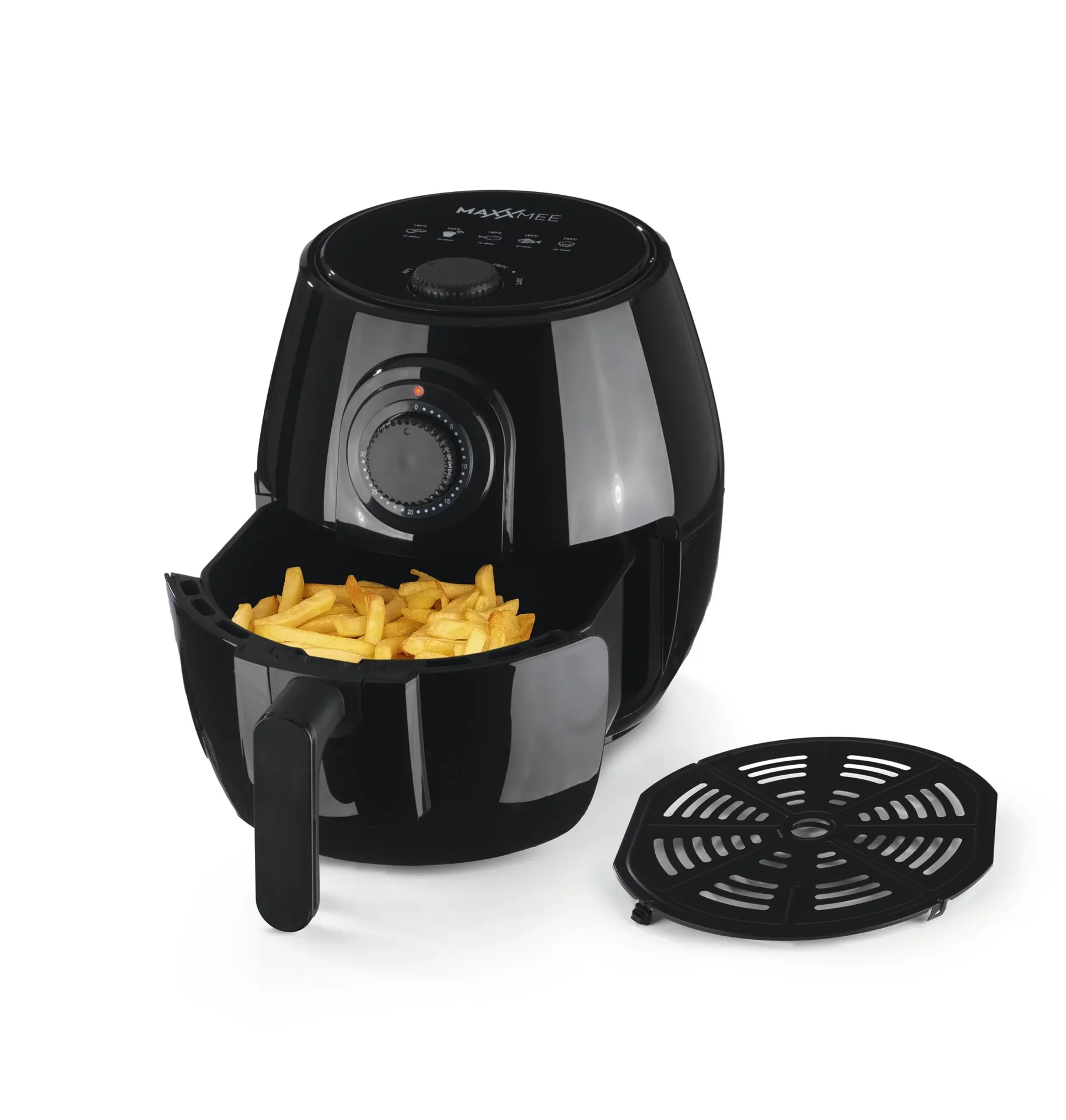 XL Heißluft-Fritteuse 4 Liter, 1400 Watt, schwarz - 3